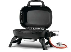 NAPOLEON TravelQ 240 Gasgrill -Broil King Geschaft 0629162147882 TravelQ TQ240 K EU Prod Open Ang with Holder