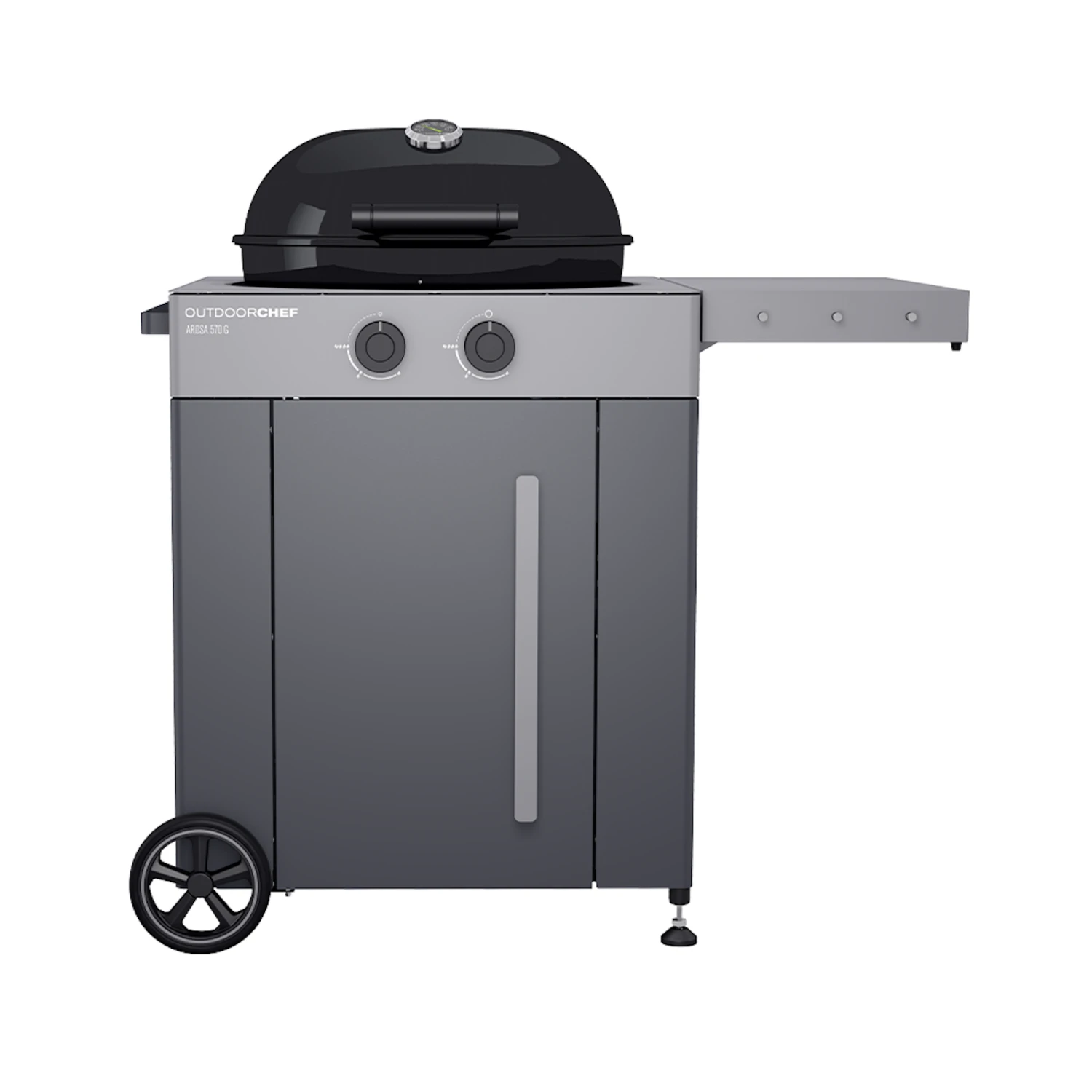 Outdoorchef Gaskugelgrill Arosa 570 G Grey Steel, Schwarz 3 Outdoorchef Gaskugelgrill Arosa 570 G Grey Steel, Schwarz
