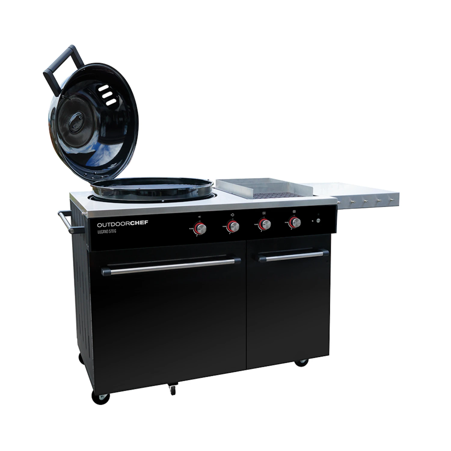 Outdoorchef Gaskugelgrill Lugano 570 G EVO, Schwarz 3 Outdoorchef Gaskugelgrill Lugano 570 G EVO, Schwarz