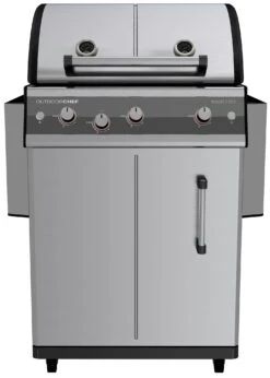 Outdoorchef Gasgrillstat. Dualchef S 325 G, Edelst. -Broil King Geschaft 18 700 05 DUALCHEF S 325 G Stainless Steel 02
