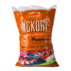 Traeger Hartholz Pellets Hickory, 9 Kg Beutel -Broil King Geschaft BF Hardwood PEL319 Hickory Traeger 1
