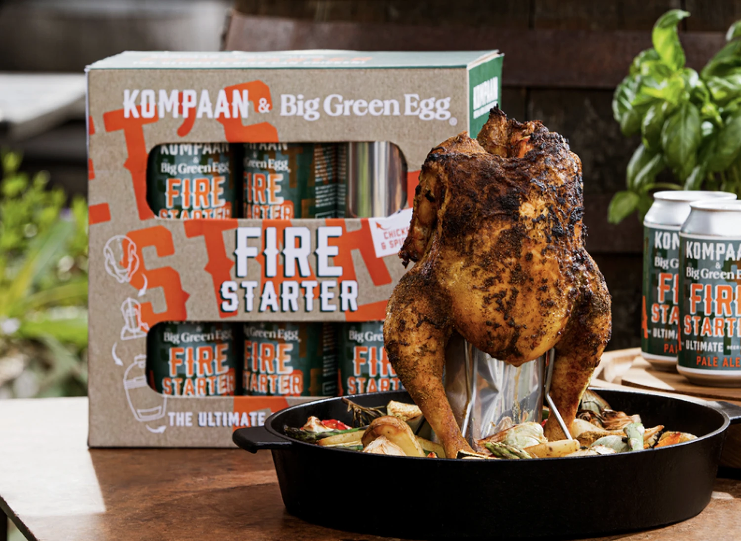 Big Green Egg X Kompaan Beer Can Chicken FIRE STARTER - Limited Edition 5 Big Green Egg X Kompaan Beer Can Chicken FIRE STARTER - Limited Edition – Bild 3