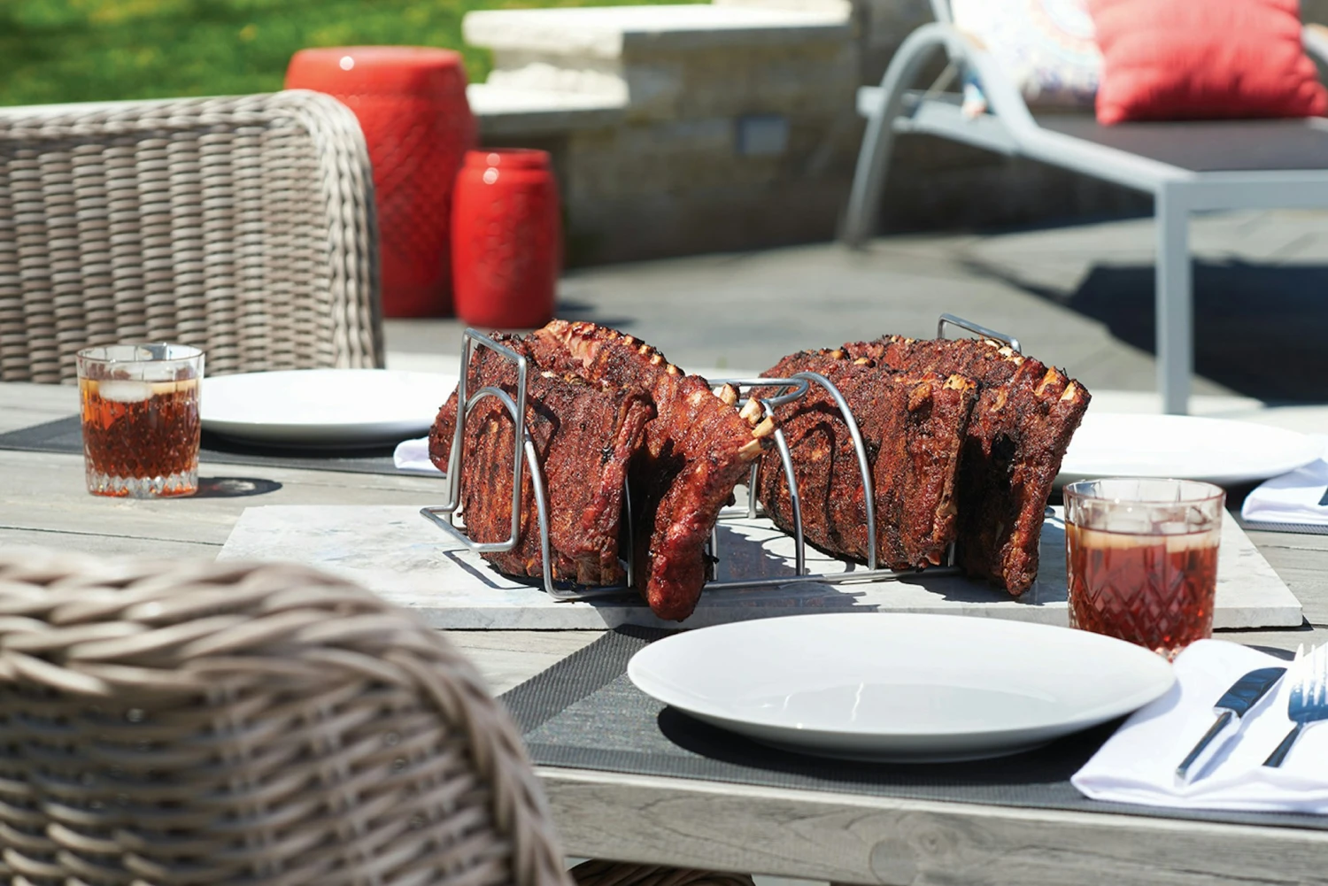 NAPOLEON Spare-Ribs- /Bratenhalter & Bierdosenhähnchen- Korb Edelstahl (56019) 3 NAPOLEON Spare-Ribs- /Bratenhalter & Bierdosenhähnchen- Korb Edelstahl (56019)