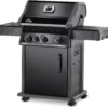 NAPOLEON Rogue 425, Schwarz, Mit Seitenkocher 1 NAPOLEON Rogue 425, Schwarz, Mit Seitenkocher -Broil King Geschaft R425BS Angle
