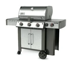 Weber Genesis II LX S-340 (GBS) Gasgrill Edelstahl -Broil King Geschaft Webe 61004179 genesis II LX 3B EMEA SS right angle